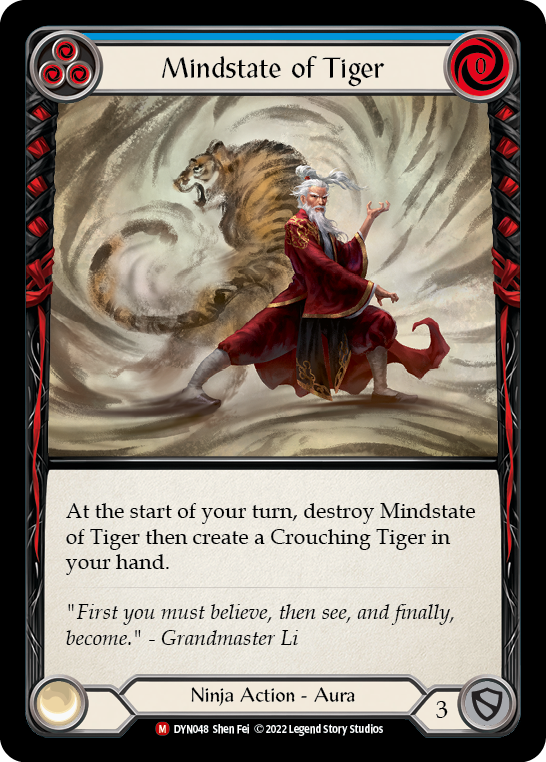 Mindstate of Tiger [DYN048] (Dynasty)  Rainbow Foil | Galactic Gamez