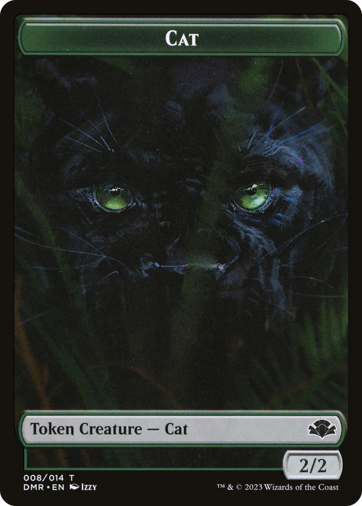 Cat Token (008) [Dominaria Remastered Tokens] | Galactic Gamez