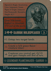 Garruk Wildspeaker [Secret Lair Drop Series] | Galactic Gamez