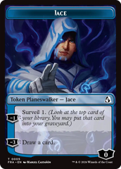 Spirit // Jace Double-Sided Token [Reality Fracture Commander Tokens] | Galactic Gamez