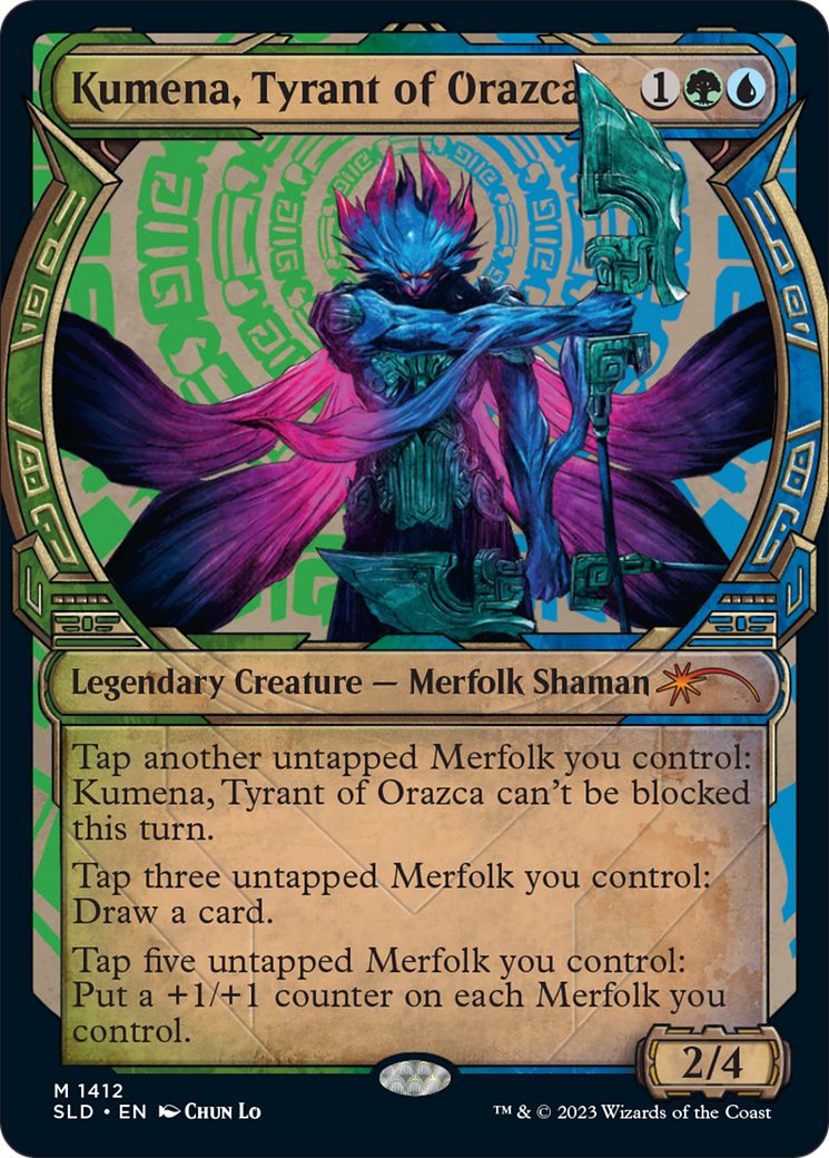 Kumena, Tyrant of Orazca (Rainbow Foil) [Secret Lair Drop Series] | Galactic Gamez