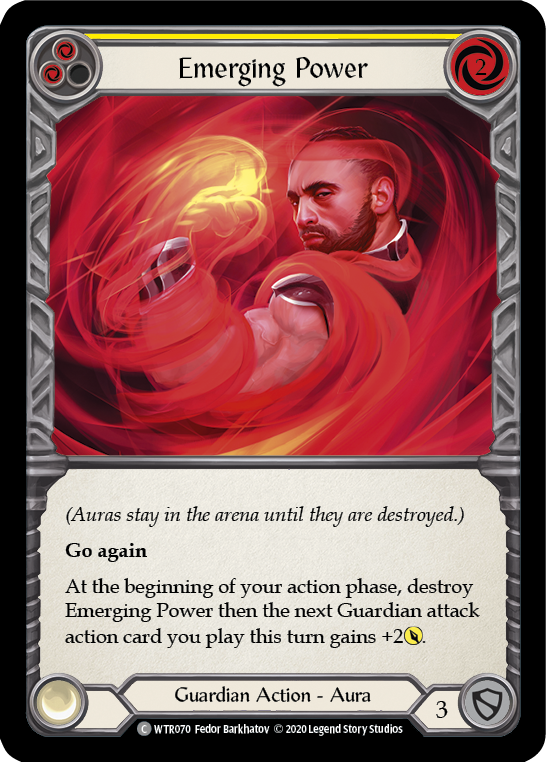 Emerging Power (Yellow) [U-WTR070] (Welcome to Rathe Unlimited)  Unlimited Normal | Galactic Gamez
