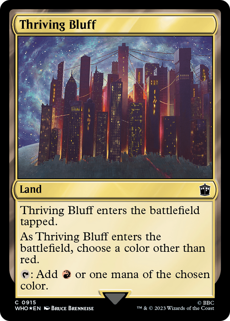 Thriving Bluff (Surge Foil) [Doctor Who] | Galactic Gamez