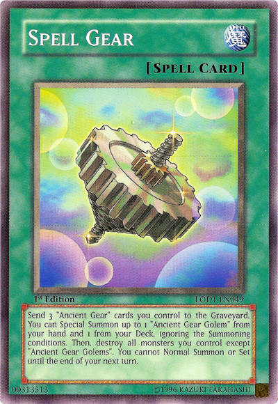 Spell Gear [LODT-EN049] Common | Galactic Gamez