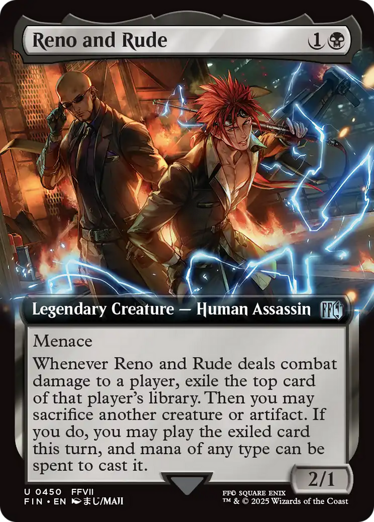 Reno and Rude (Extended Art) [FINAL FANTASY] | Galactic Gamez