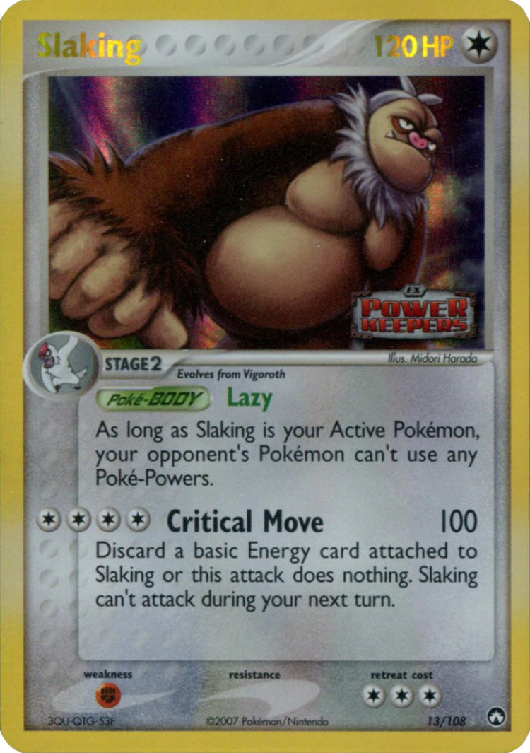 Slaking (13/108) (Stamped) [EX: Power Keepers] | Galactic Gamez