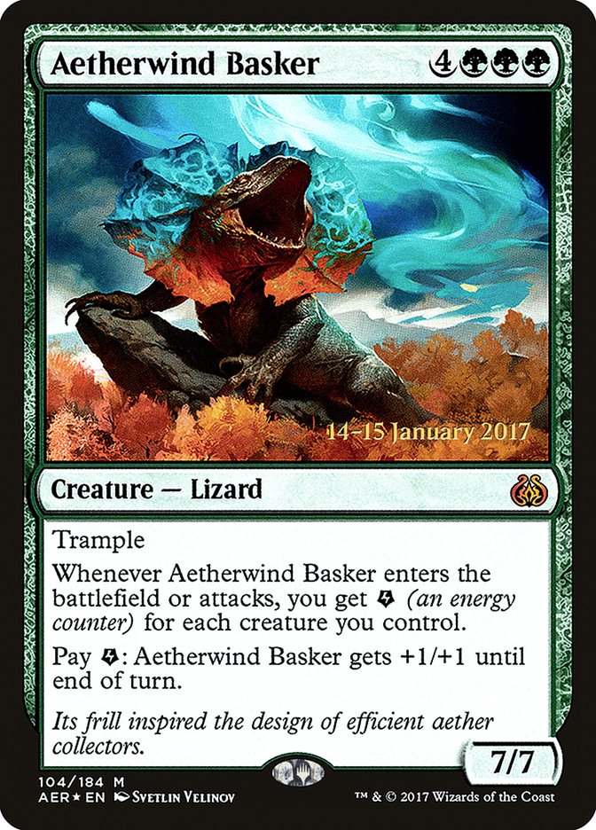 Aetherwind Basker [Aether Revolt Prerelease Promos] | Galactic Gamez