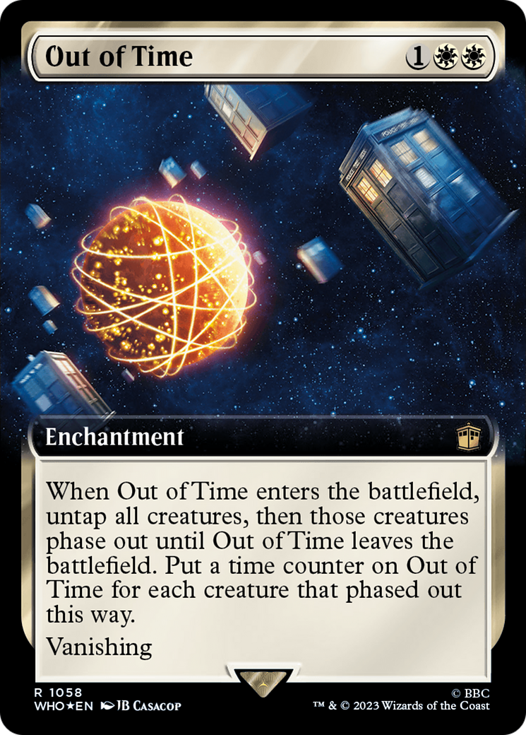 Out of Time (Extended Art) (Surge Foil) [Doctor Who] | Galactic Gamez