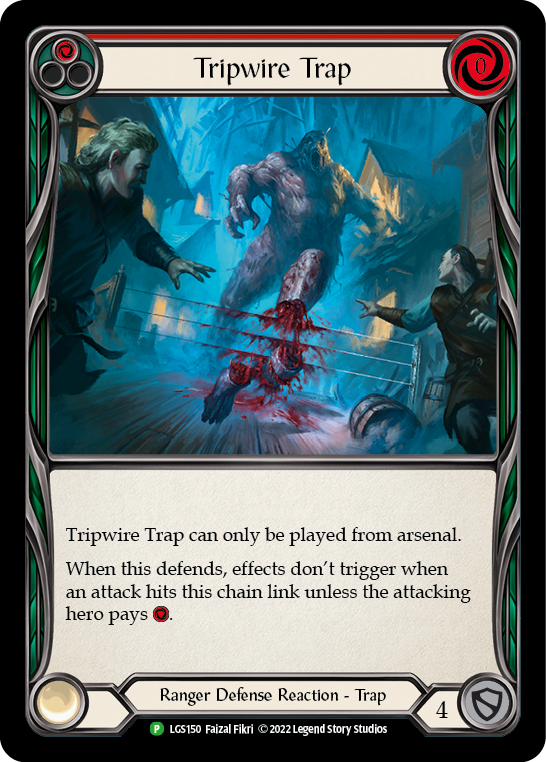 Tripwire Trap (Red) [LGS150] (Promo)  Rainbow Foil | Galactic Gamez