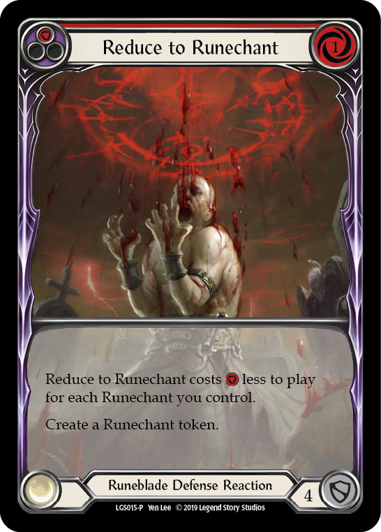 Reduce to Runechant (Red) [LGS015-P] (Promo)  1st Edition Normal | Galactic Gamez
