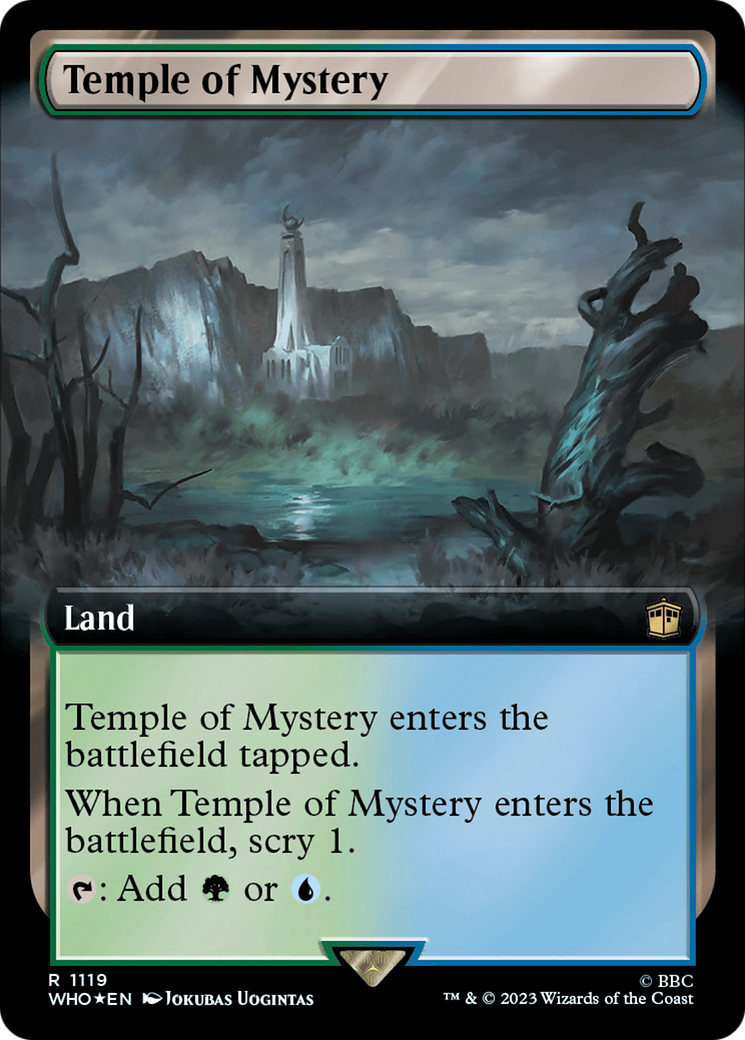 Temple of Mystery (Extended Art) (Surge Foil) [Doctor Who] | Galactic Gamez