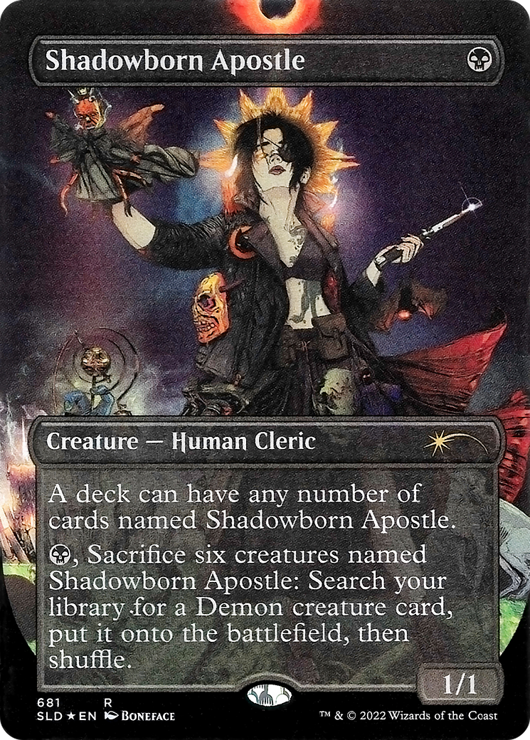 Shadowborn Apostle (681) (Borderless) [Secret Lair Drop Promos] | Galactic Gamez