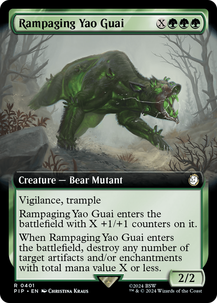 Rampaging Yao Guai (Extended Art) [Fallout] | Galactic Gamez