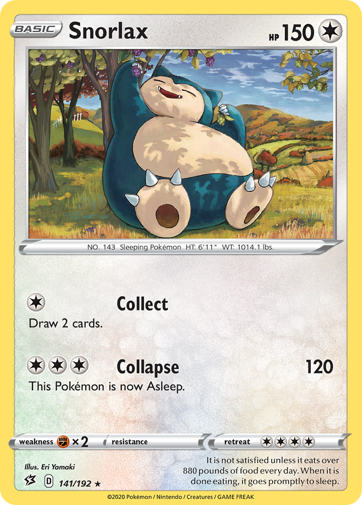 Snorlax (141/192) [Sword & Shield: Rebel Clash] | Galactic Gamez