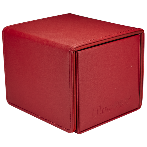 Vivid Alcove Edge Deck Box - Red | Galactic Gamez