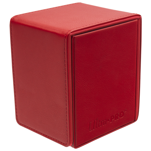 Vivid Alcove Edge Deck Box - Red | Galactic Gamez