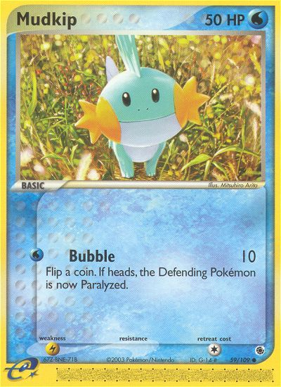 Mudkip (59/109) [EX: Ruby & Sapphire] | Galactic Gamez