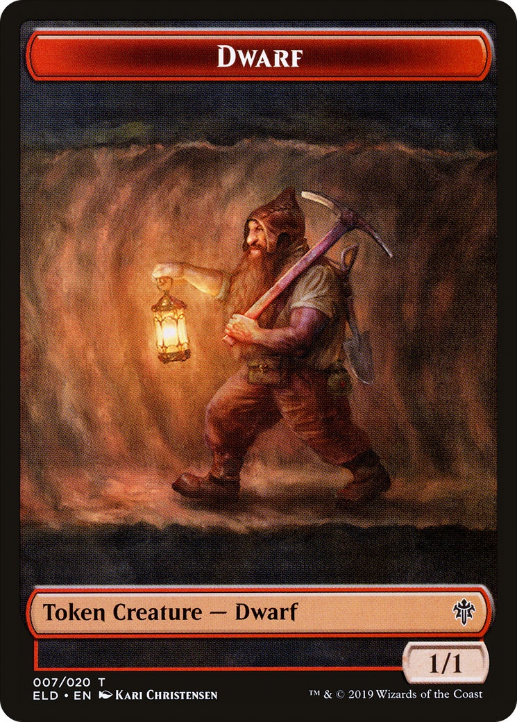 Soldier (UMA) // Dwarf (ELD) Double-Sided Token [The List] | Galactic Gamez