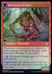 Ill-Tempered Loner // Howlpack Avenger [Innistrad: Crimson Vow Prerelease Promos] | Galactic Gamez
