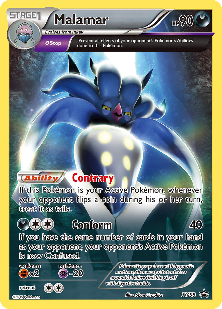 Malamar (XY58) [XY: Black Star Promos] | Galactic Gamez