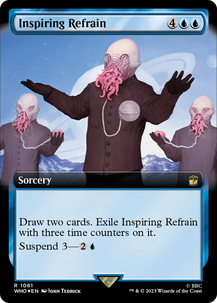 Inspiring Refrain (Extended Art) (Surge Foil) [Doctor Who] | Galactic Gamez