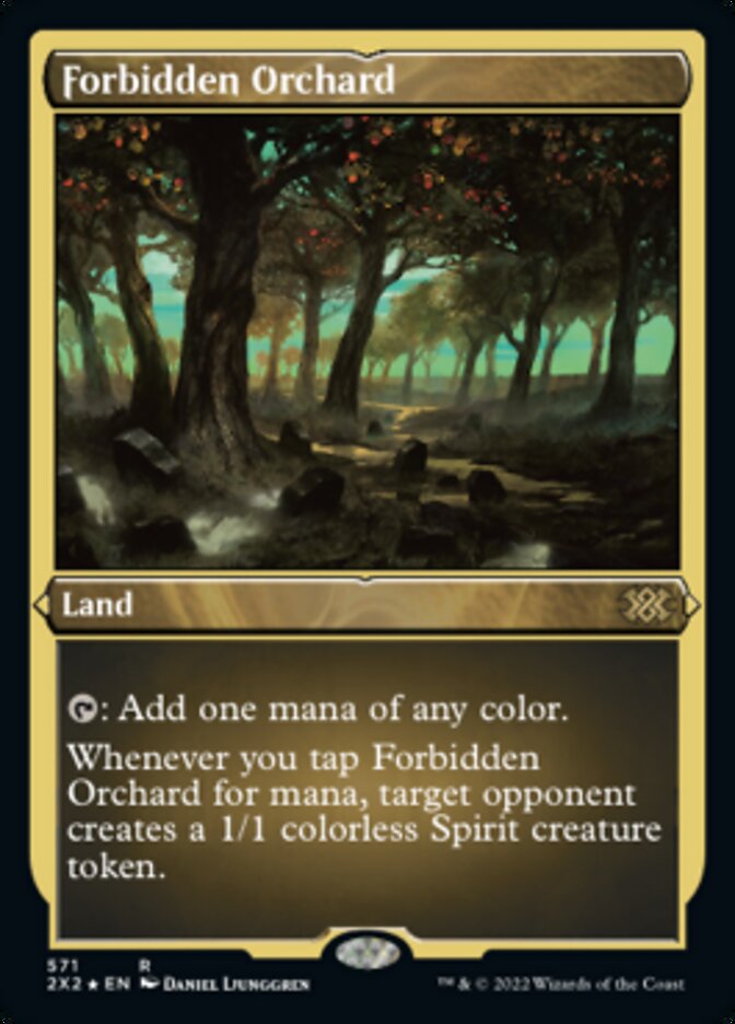 Forbidden Orchard (Foil Etched) [Double Masters 2022] | Galactic Gamez