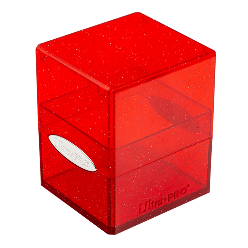 Glitter Satin Cube - Red | Galactic Gamez