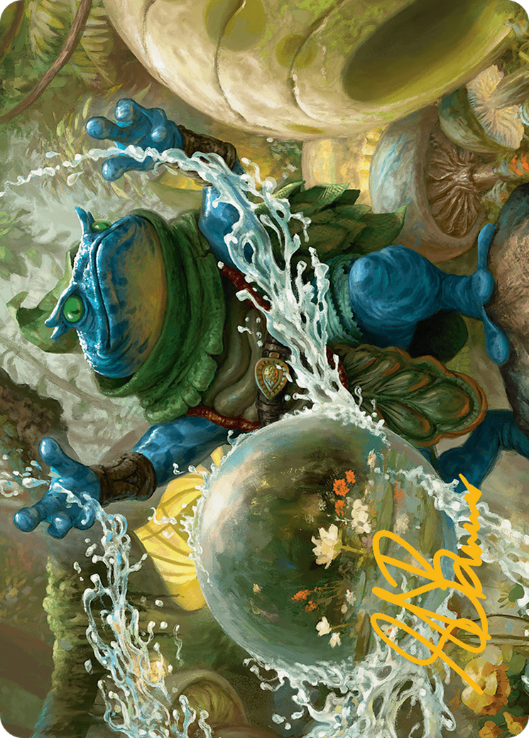 Pond Prophet Art Card (Gold-Stamped Signature) [Bloomburrow Art Series] | Galactic Gamez