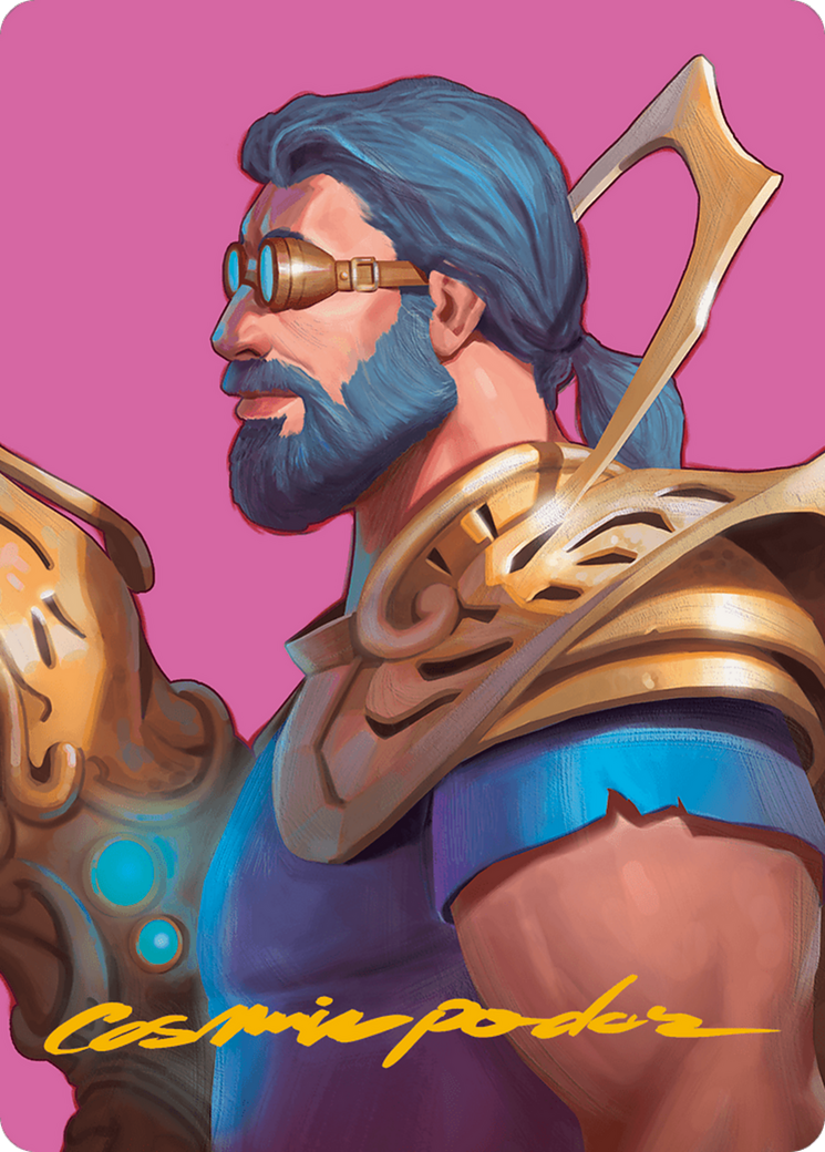 Satya, Aetherflux Genius Art Card (Gold-Stamped Signature) [Modern Horizons 3 Art Series] | Galactic Gamez