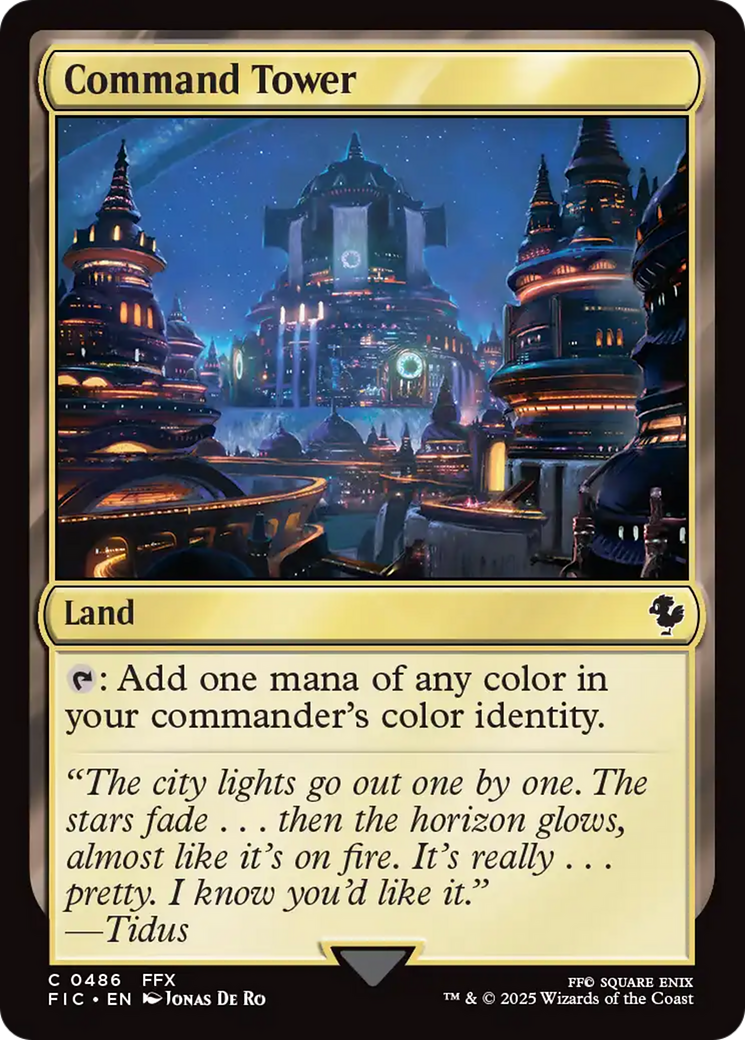 Command Tower (0486) [FINAL FANTASY Commander] | Galactic Gamez