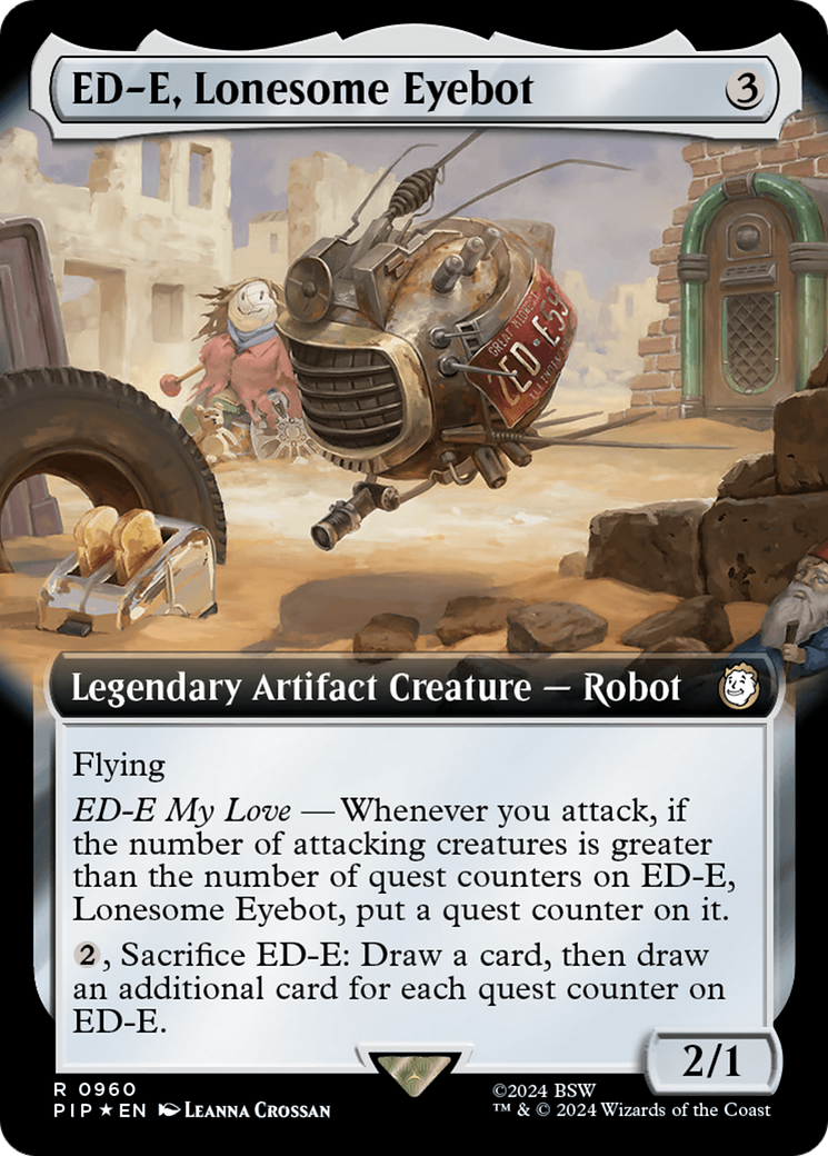 ED-E, Lonesome Eyebot (Extended Art) (Surge Foil) [Fallout] | Galactic Gamez