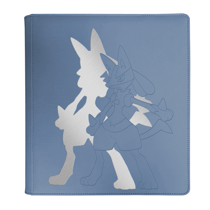 12-Pocket Zippered Pokemon- Elite Series Lucario Binder | Galactic Gamez