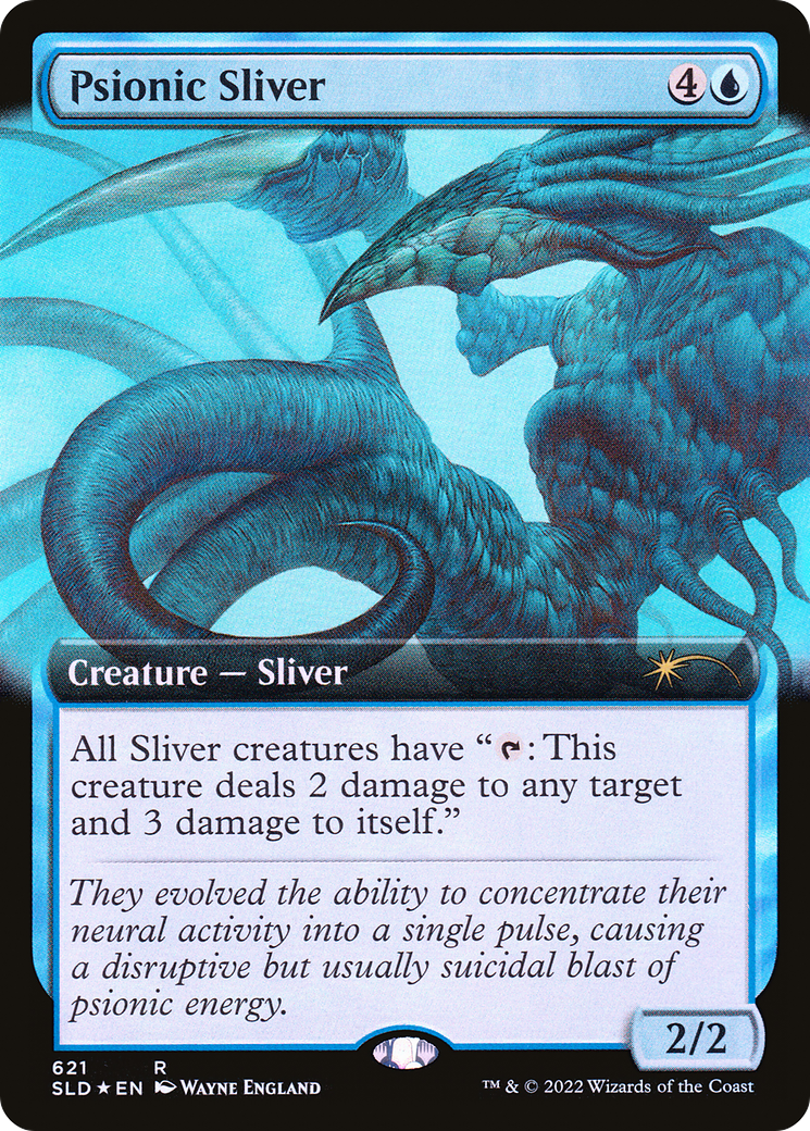 Psionic Sliver (Extended Art) [Secret Lair Drop Promos] | Galactic Gamez