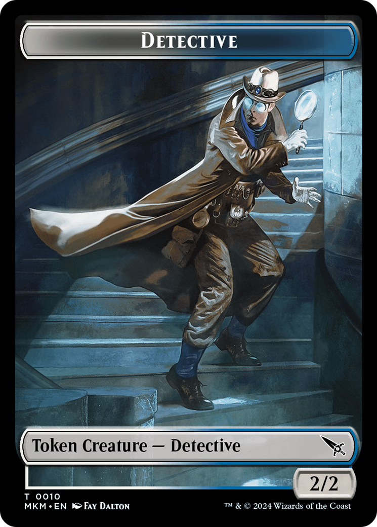 Detective Token [Murders at Karlov Manor Tokens] | Galactic Gamez