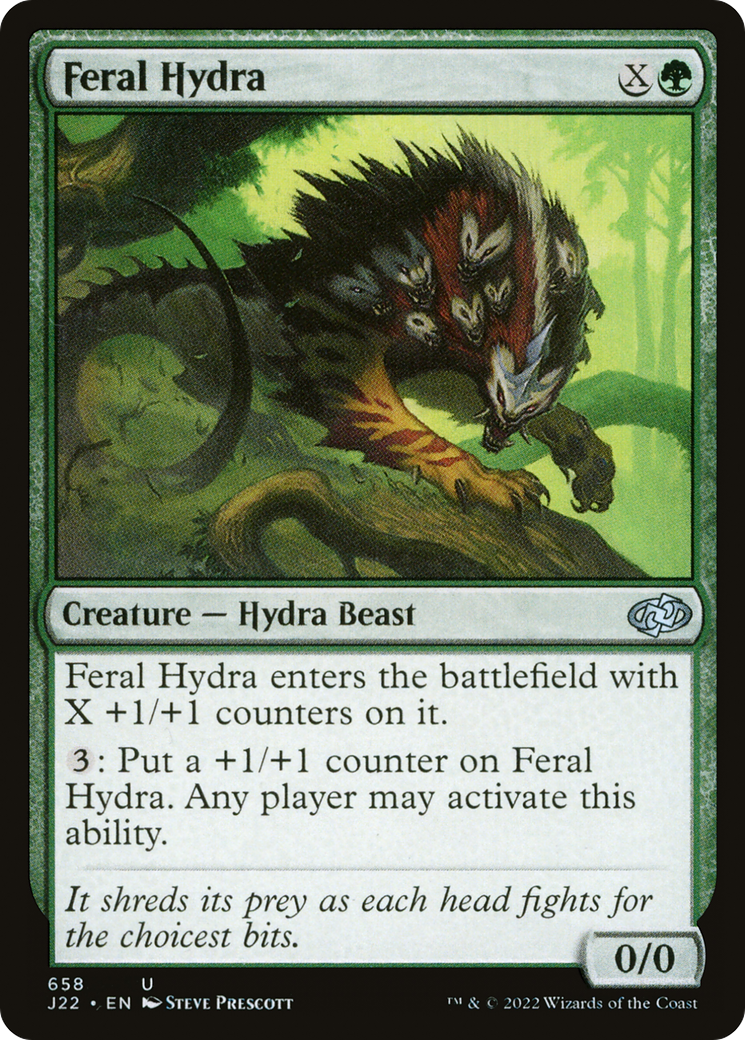 Feral Hydra [Jumpstart 2022] | Galactic Gamez
