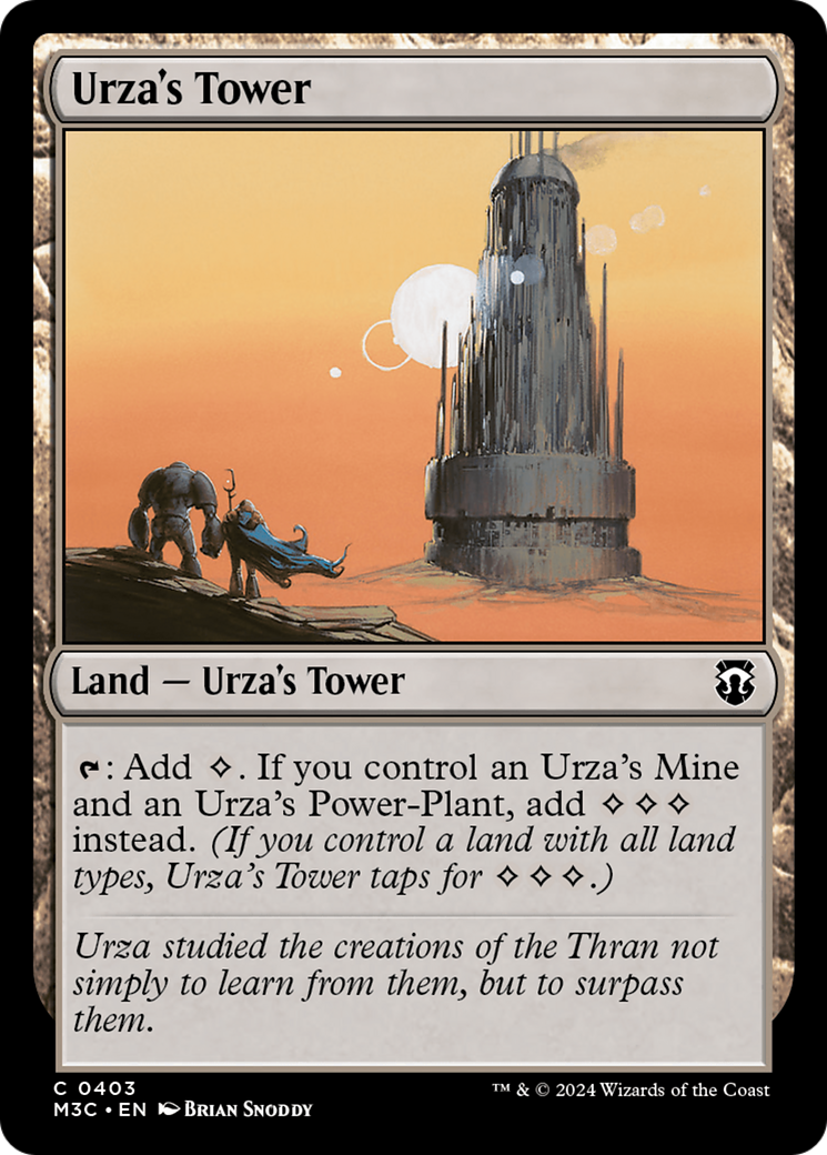 Urza's Tower (Ripple Foil) [Modern Horizons 3 Commander] | Galactic Gamez