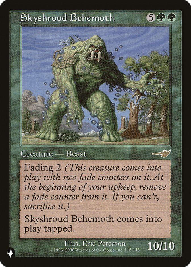 Skyshroud Behemoth [The List] | Galactic Gamez