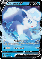 Alolan Vulpix V (033/195) [Sword & Shield: Silver Tempest] | Galactic Gamez