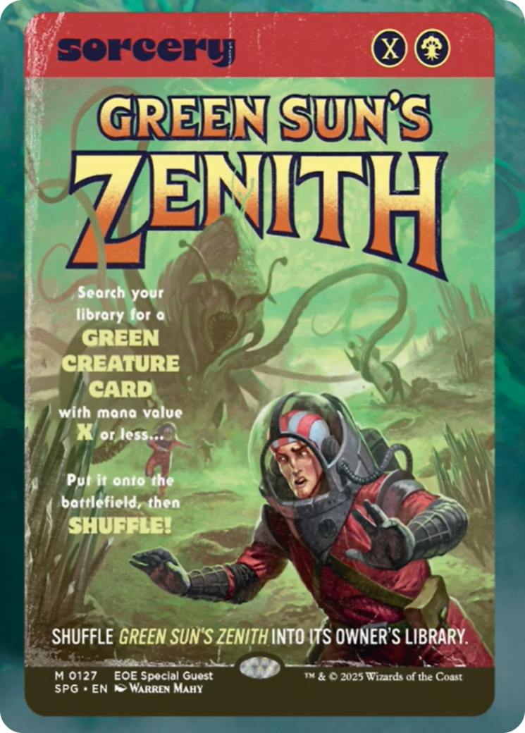 Green Sun's Zenith (Showcase) [Edge of Eternities Special Guests] | Galactic Gamez