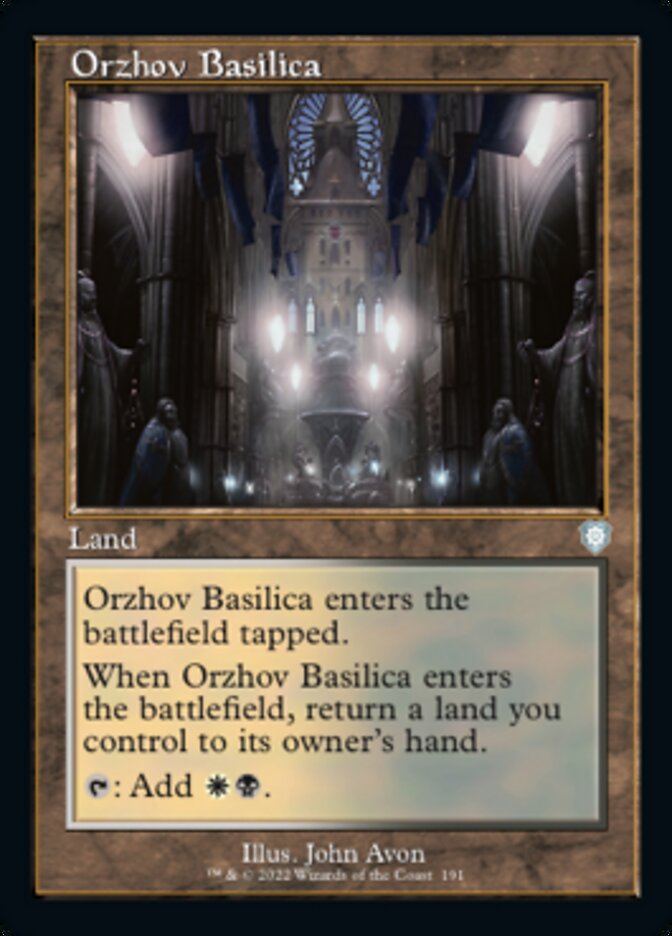 Orzhov Basilica (Retro) [The Brothers' War Commander] | Galactic Gamez