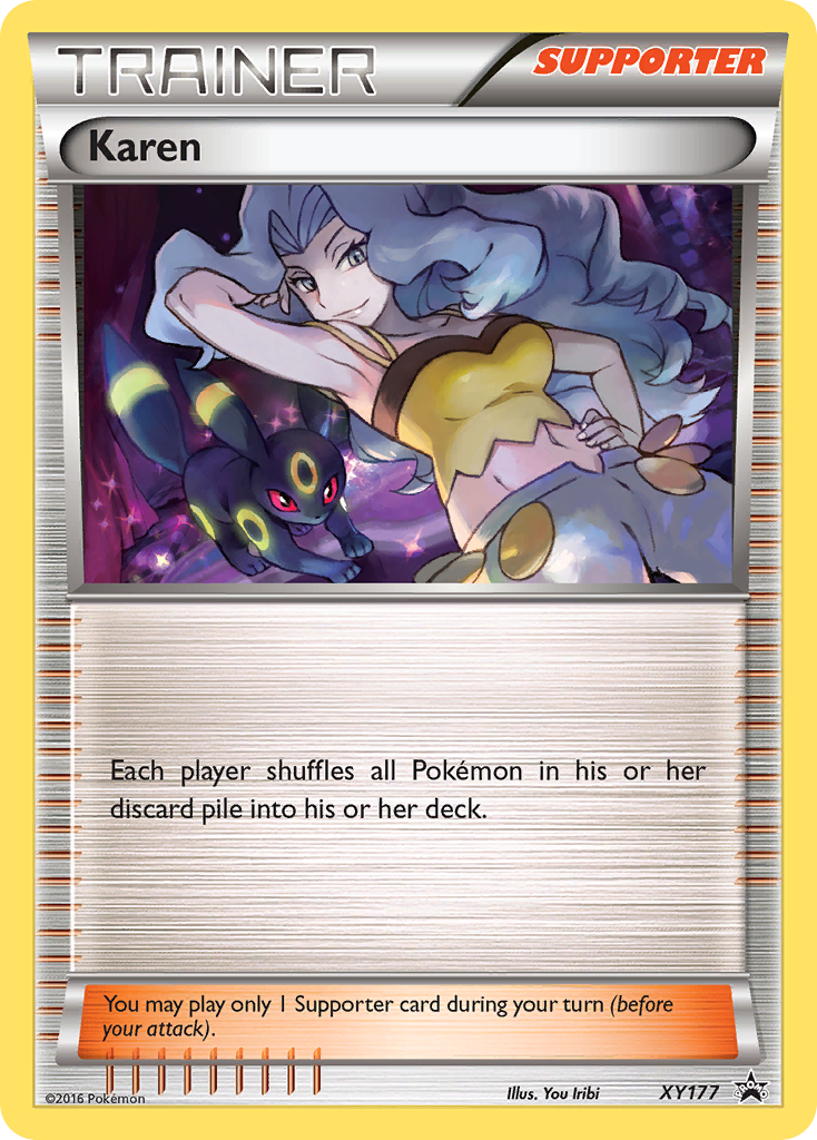 Karen (XY177) [XY: Black Star Promos] | Galactic Gamez