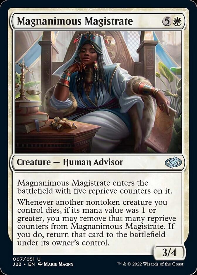 Magnanimous Magistrate [Jumpstart 2022] | Galactic Gamez