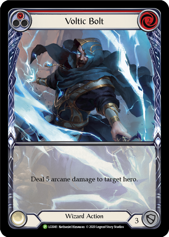 Voltic Bolt (Red) [LGS041] (Promo)  Rainbow Foil | Galactic Gamez