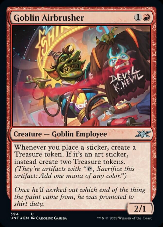 Goblin Airbrusher (Galaxy Foil) [Unfinity] | Galactic Gamez