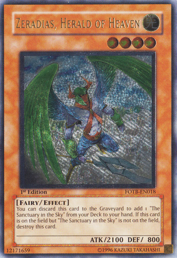 Zeradias, Herald of Heaven [FOTB-EN018] Ultimate Rare | Galactic Gamez