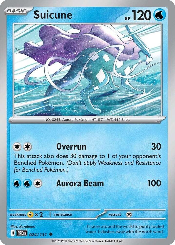 Suicune (024/131) [Scarlet & Violet: Prismatic Evolutions] | Galactic Gamez