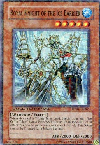 Royal Knight of the Ice Barrier [DT01-EN065] Super Rare | Galactic Gamez