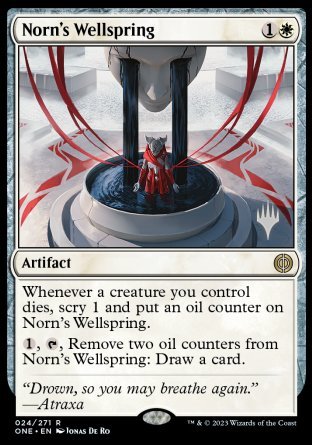 Norn's Wellspring (Promo Pack) [Phyrexia: All Will Be One Promos] | Galactic Gamez