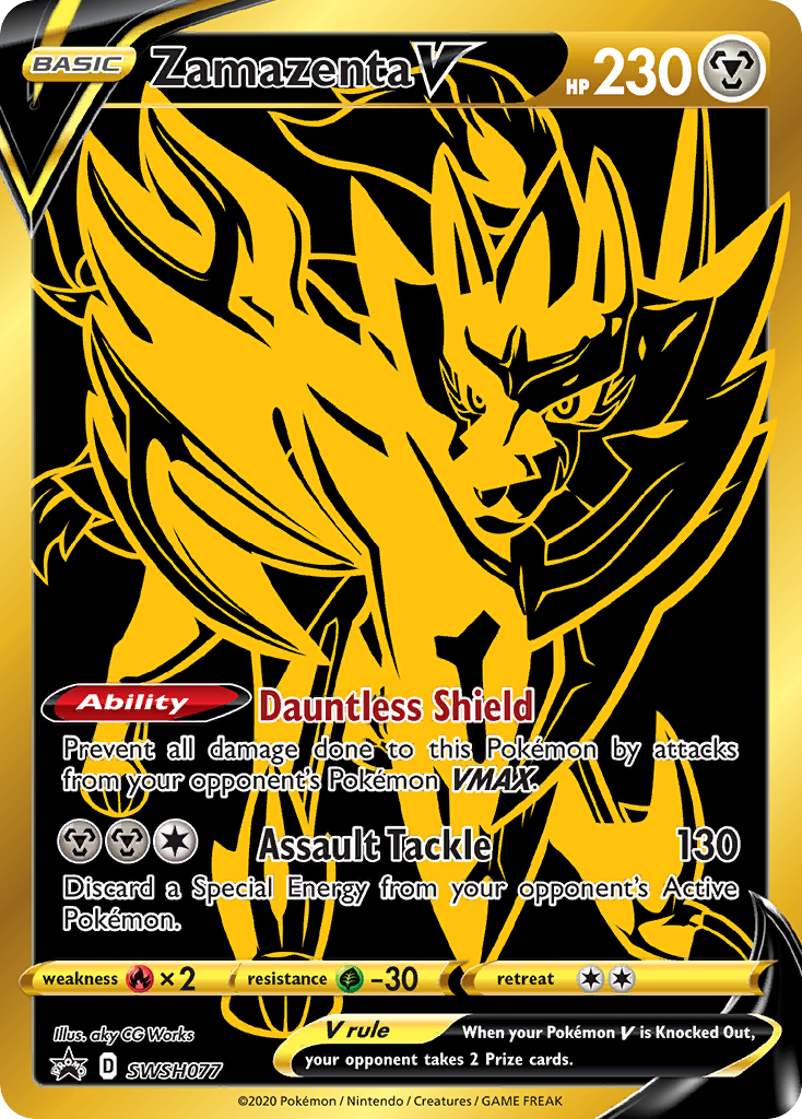 Zamazenta V (SWSH077) [Sword & Shield: Black Star Promos] | Galactic Gamez