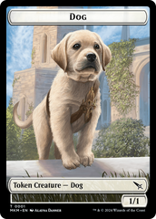 Detective // Dog Double-Sided Token [Murders at Karlov Manor Tokens] | Galactic Gamez